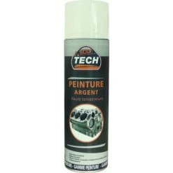 Aerosol 500ml Peinture Haute Temperature Argent SODITECH - 03830