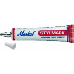 Tube Marqueur A Bille Indelebile Toutes Surfaces Blanc MARKAL - 11632