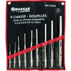 Lot De 9 Chasses Goupille Dt DRAKKAR TOOLS - 13533