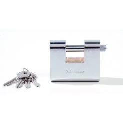 CADENAS BLINDE 80MM ACIER CEMENTE CORPS LAITON -15677UNIVERSEL