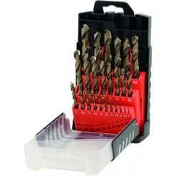 Coffret 25 Forets Métaux Hss Taillés Meulés DRAKKAR TOOLS - 22225