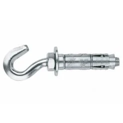 BOITE INDEX DE 25-CHEVILLE POUR FIXATION MI-LOURDES CROCHET FORGÉ FILETAGE M10 Ø 16 MM L 56 MM -AZAMGFO10