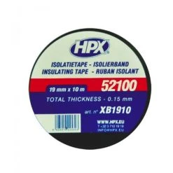 Ruban Isolant Pvc Noir 19mmx10m HPX - 20564