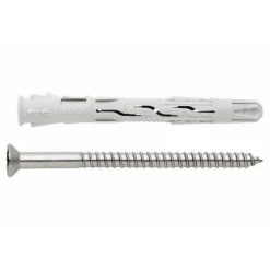 BOITE INDEX DE 50-CHEVILLE NYLON UNIVERSELLE À HAUT RENDEMENT FILETAGE M8 Ø 8 MM L 120 MM -TNXA408120