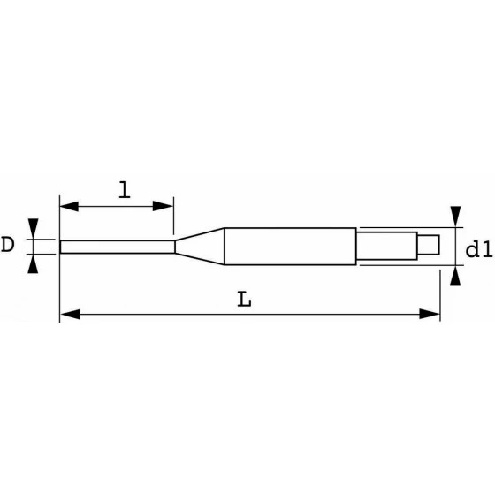 CHASSE-GOUPILLES COURT 2,9 MM SAM OUTILLAGE - 7C29A 2 CHASSE-GOUPILLES COURT 2,9 MM SAM OUTILLAGE - 7C29A – Image 2
